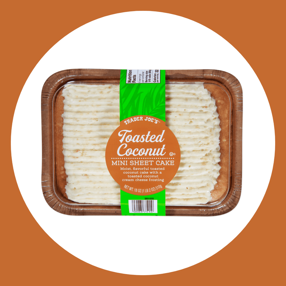 Trader Joe's Toasted Coconut Mini Sheet Cake