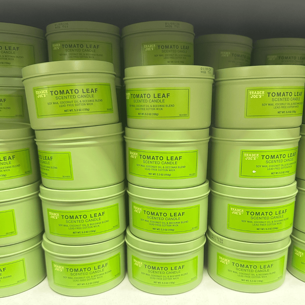 Trader Joe's Tomato Leaf Candle