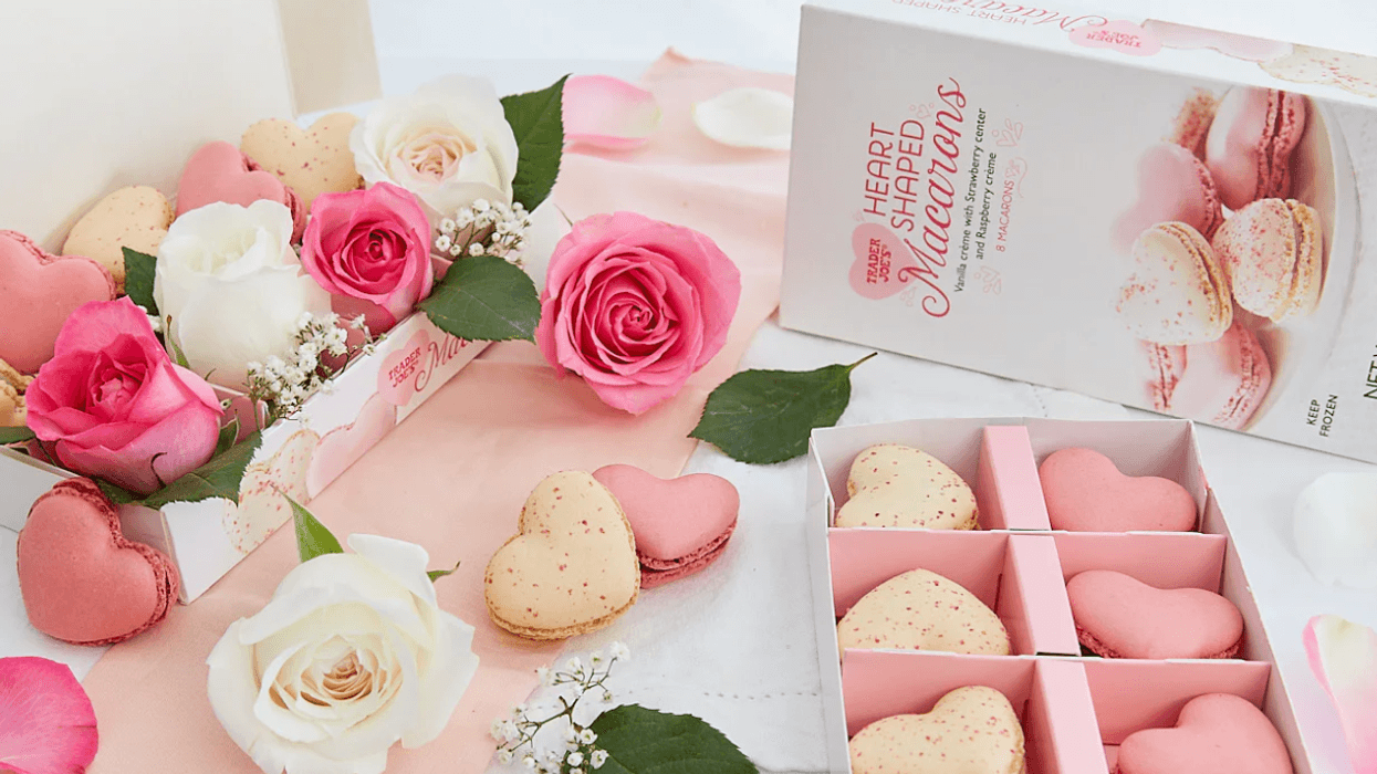 Trader Joe's top Valentine's Day gifts for 2026 include heart-shaped macarons, new spa items like bath fizzers and oil cleansers, and a new mini sheet cake flavor.