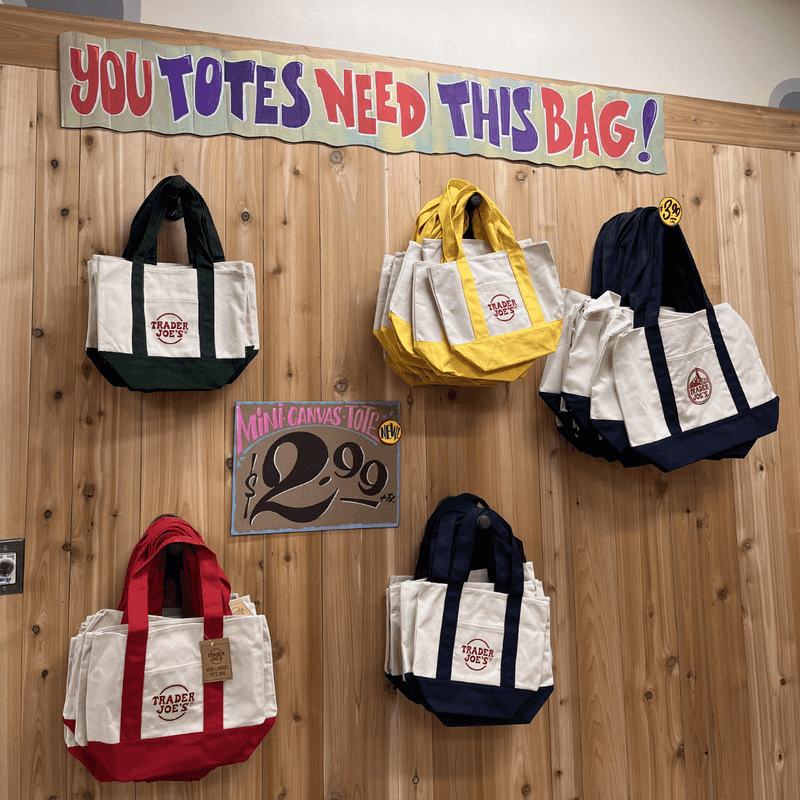2026年春夏新作 TOUR MINI TOTE BAG Trader Joe's Mini Totes Update: Colors & March 2026 Release - Brit