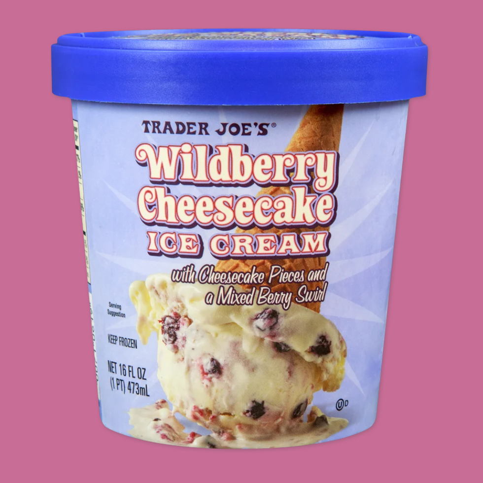 Trader Joe's Wildberry Cheesecake Ice Cream