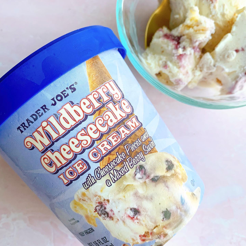 Trader Joe's Wildberry Cheesecake Ice Cream