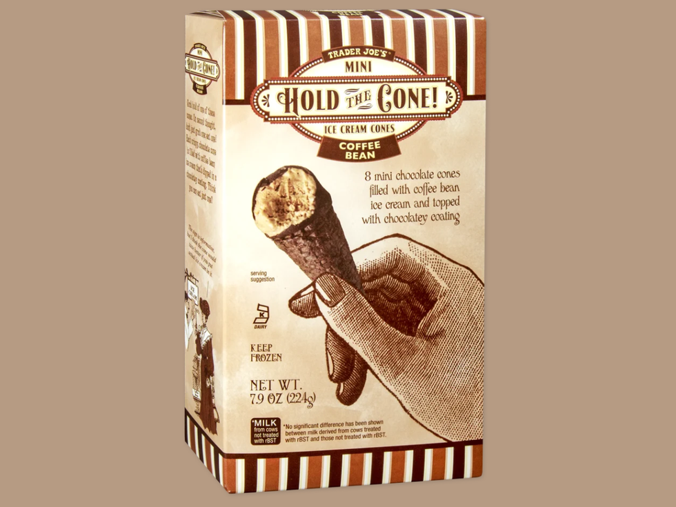 Trader Joe\u2019s Coffee Bean Hold the Cone! Mini Ice Cream Cones
