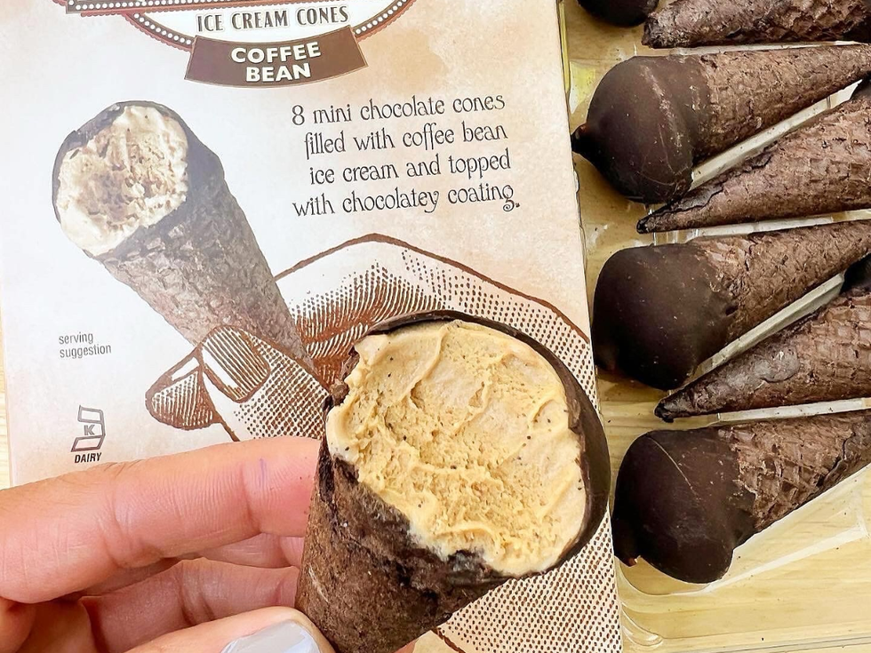 Trader Joe\u2019s Coffee Bean Hold the Cone! Mini Ice Cream Cones