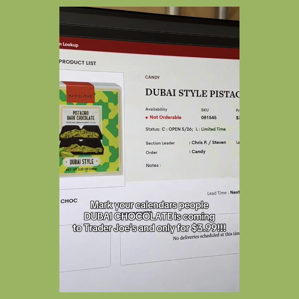 Trader Joe\u2019s Dubai Chocolate