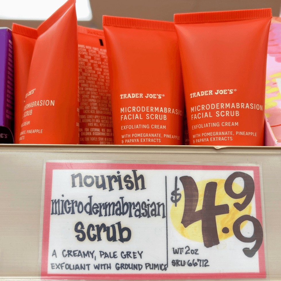 Trader Joe\u2019s Microdermabrasion Facial Scrub On Shelves