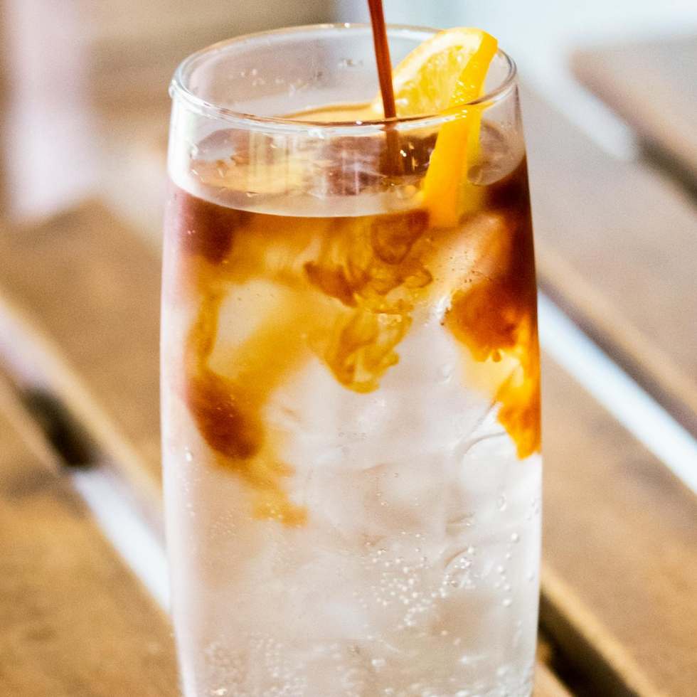 Trader Joe\u2019s Sparkling Orange Flavored Espresso Tonic