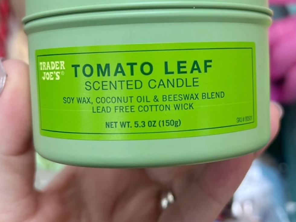 Trader Joe\u2019s Tomato Leaf Candle