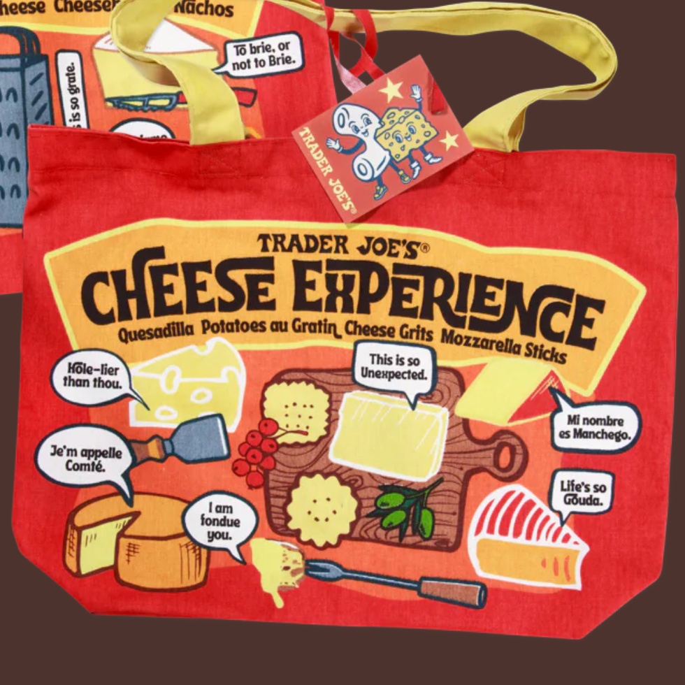 Trader Joe\u2019s\u200b Cheese Adventures Reusable Bag