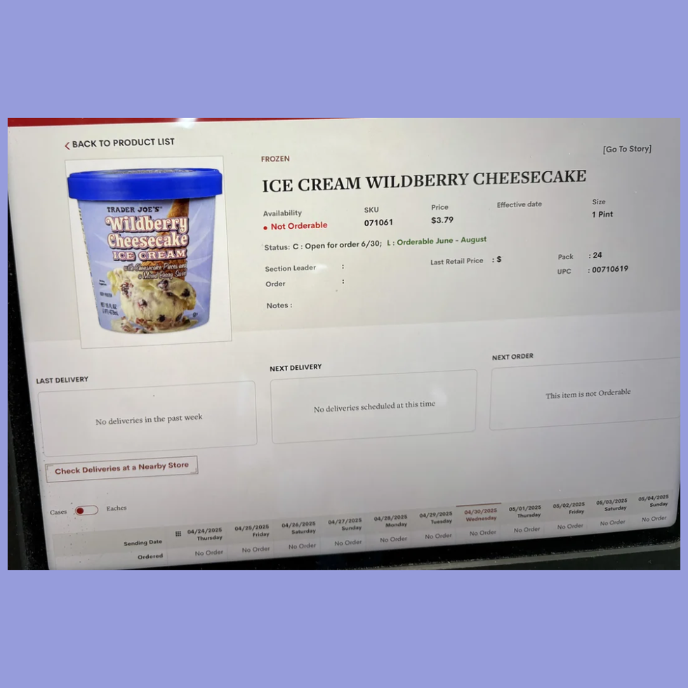 Trader Joe\u2019s Wildberry Cheesecake Ice Cream