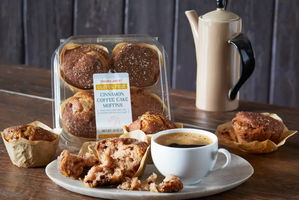 trader joes snacks Gluten-Free Cinnamon Coffee Cake Muffins