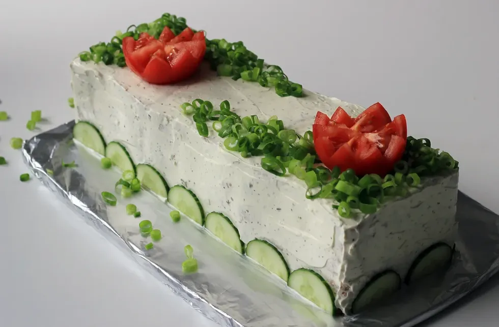 Traditional Scandinavian Sandwich Cake