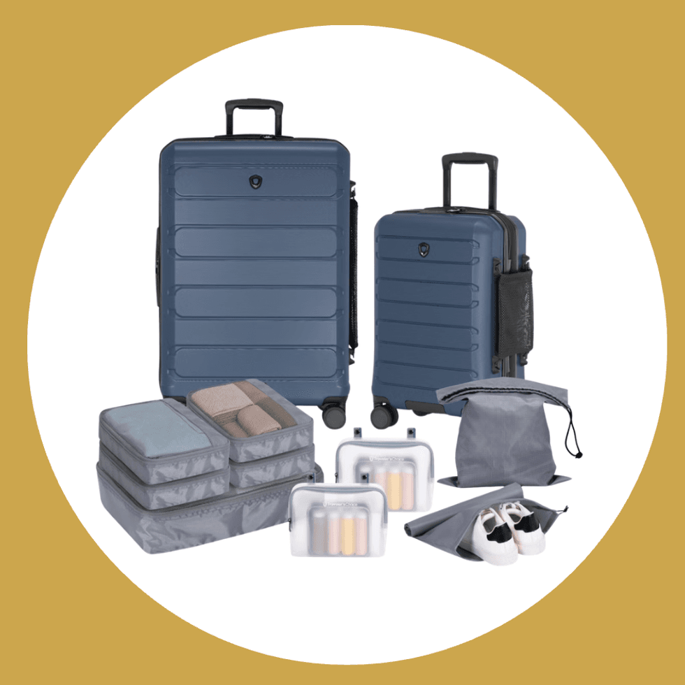Traveler\u2019s Choice 13-piece Luggage Bundle