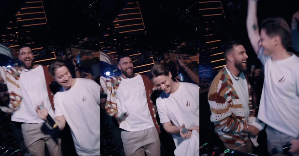 travis kelce clubbing