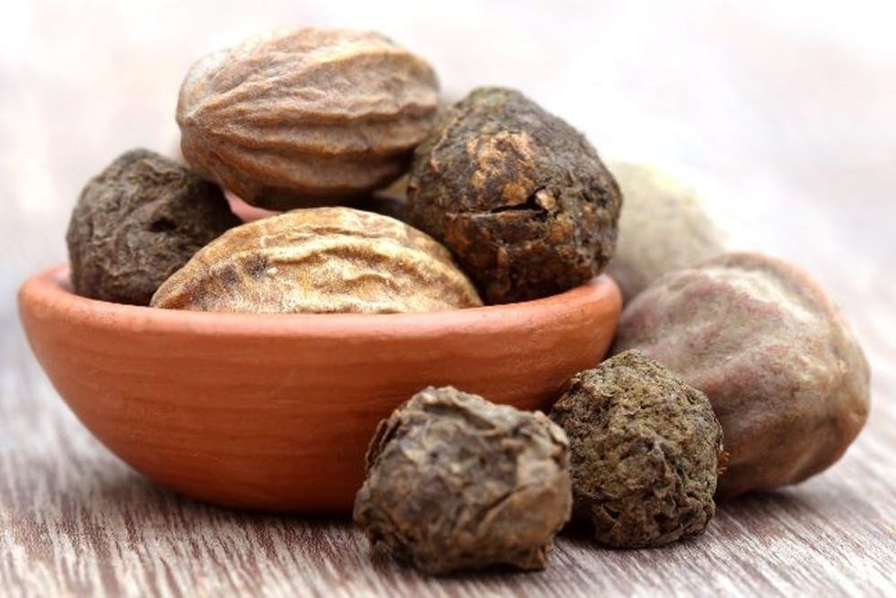 Triphala, a combination of ayurvedic fruits, of Indian subcontinent
