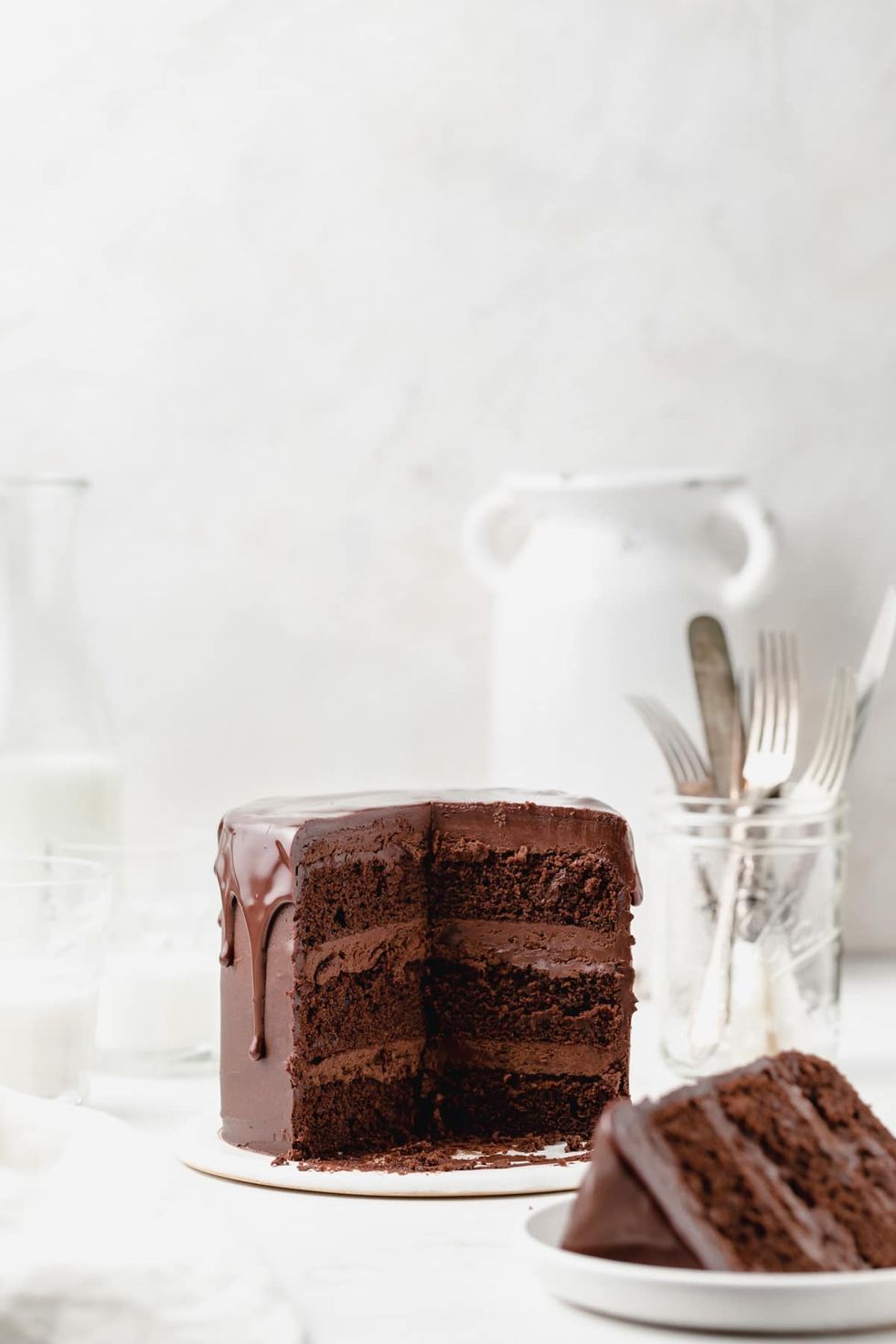 Triple Chocolate Layer Cake