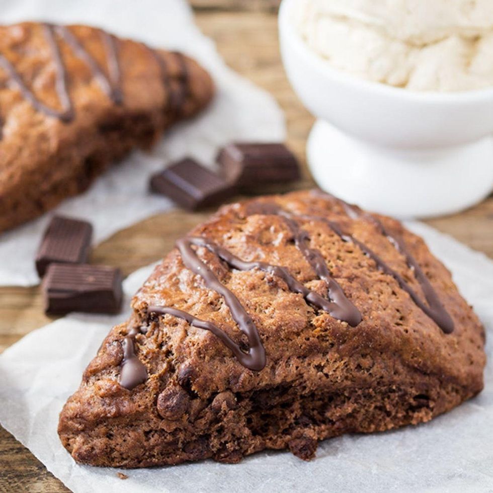 Triple Chocolate Scones