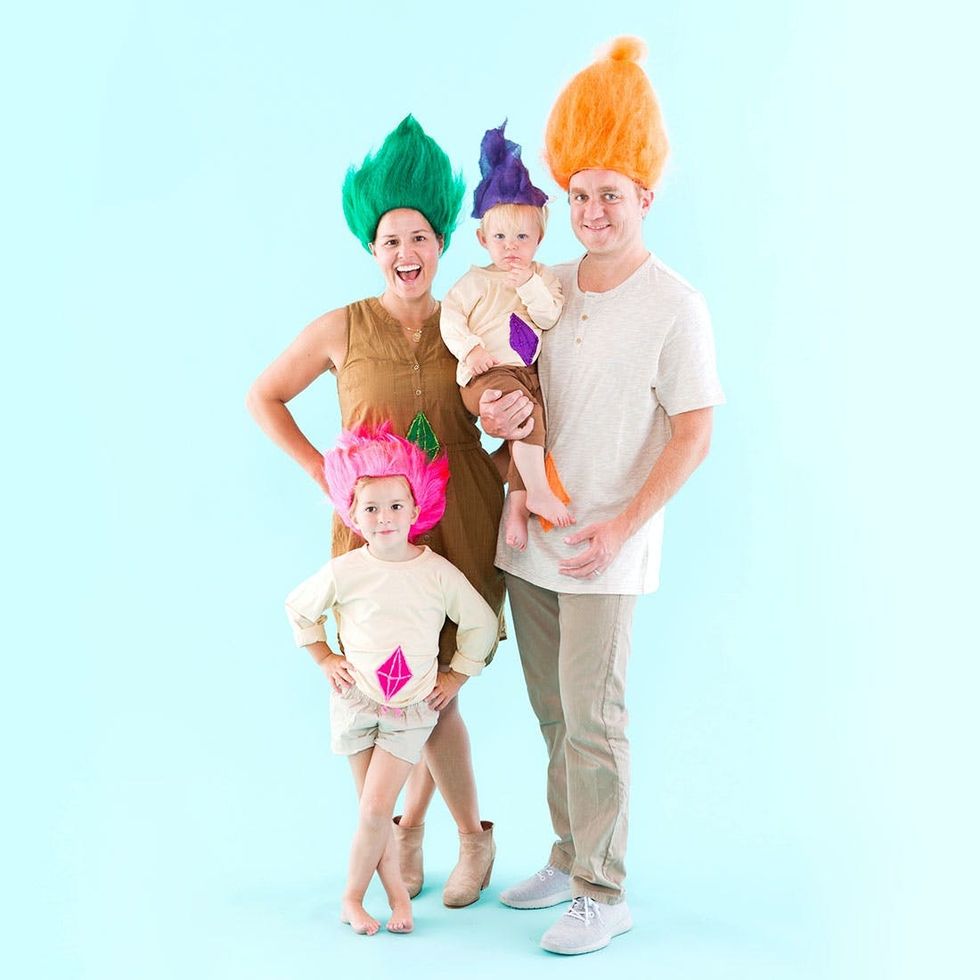 Trolls Family Halloween Costume