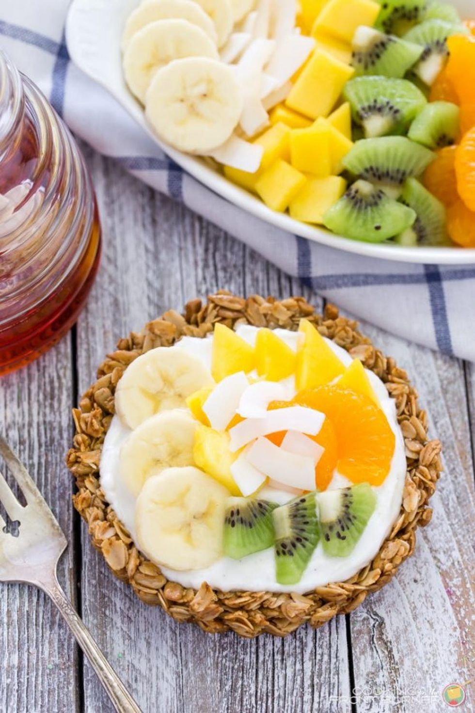 Tropical Breakfast Granola Tarts