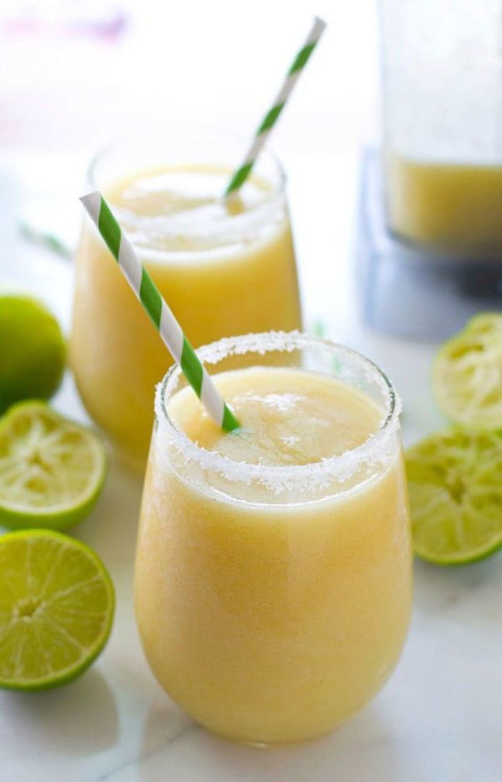 tropical pineapple margarita slushies