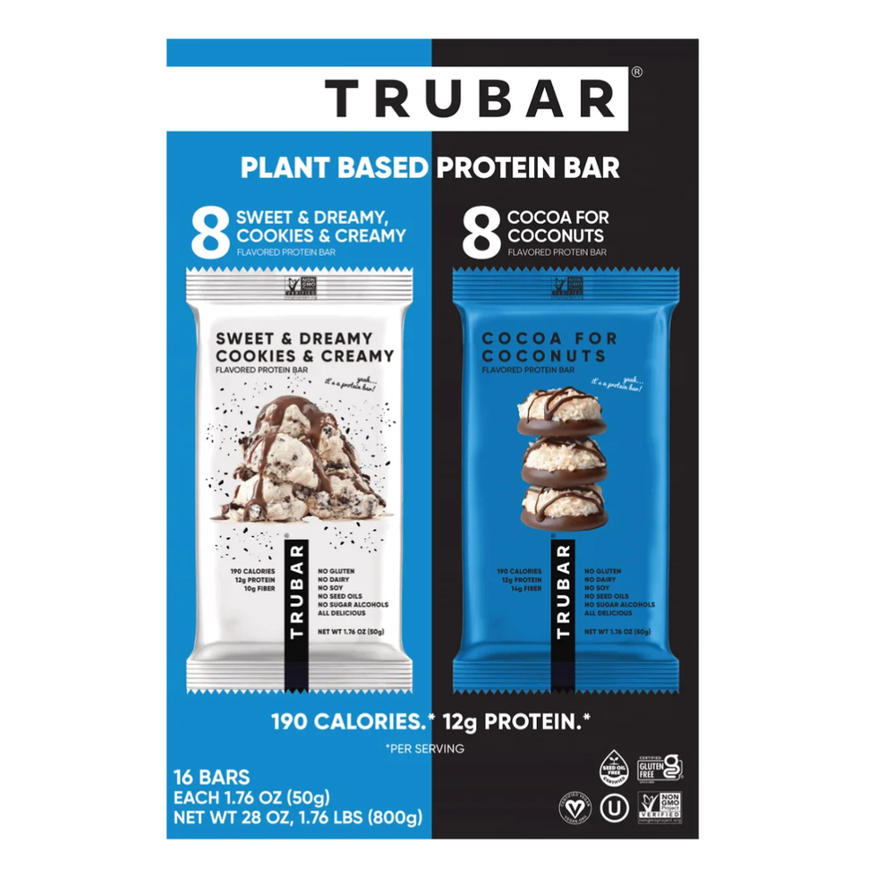Trubar Plant Based Protein Bar Variety Pack