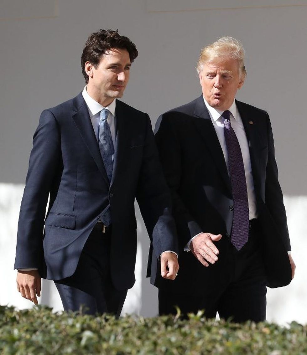 Trudeau and Trump