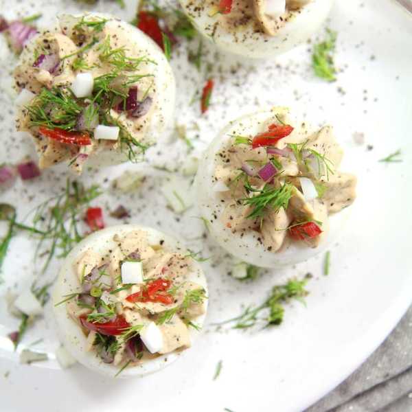 tuna deviled eggs