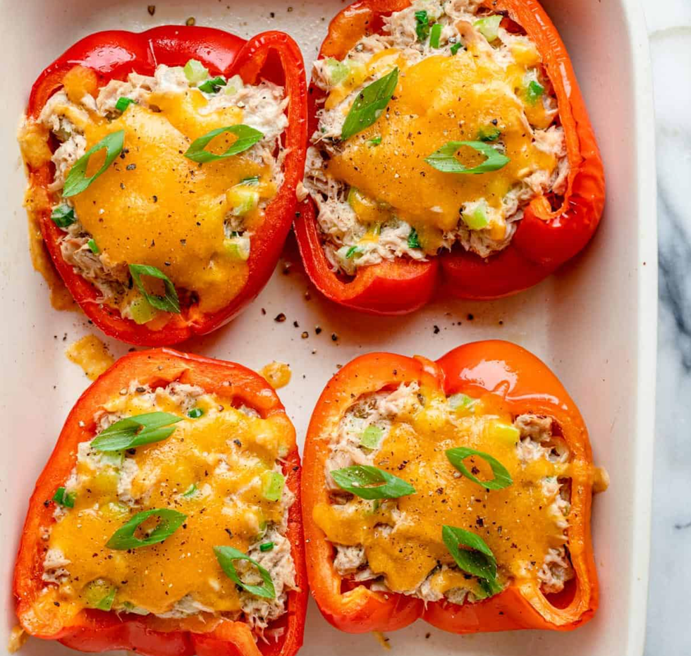 tuna melt stuffed peppers