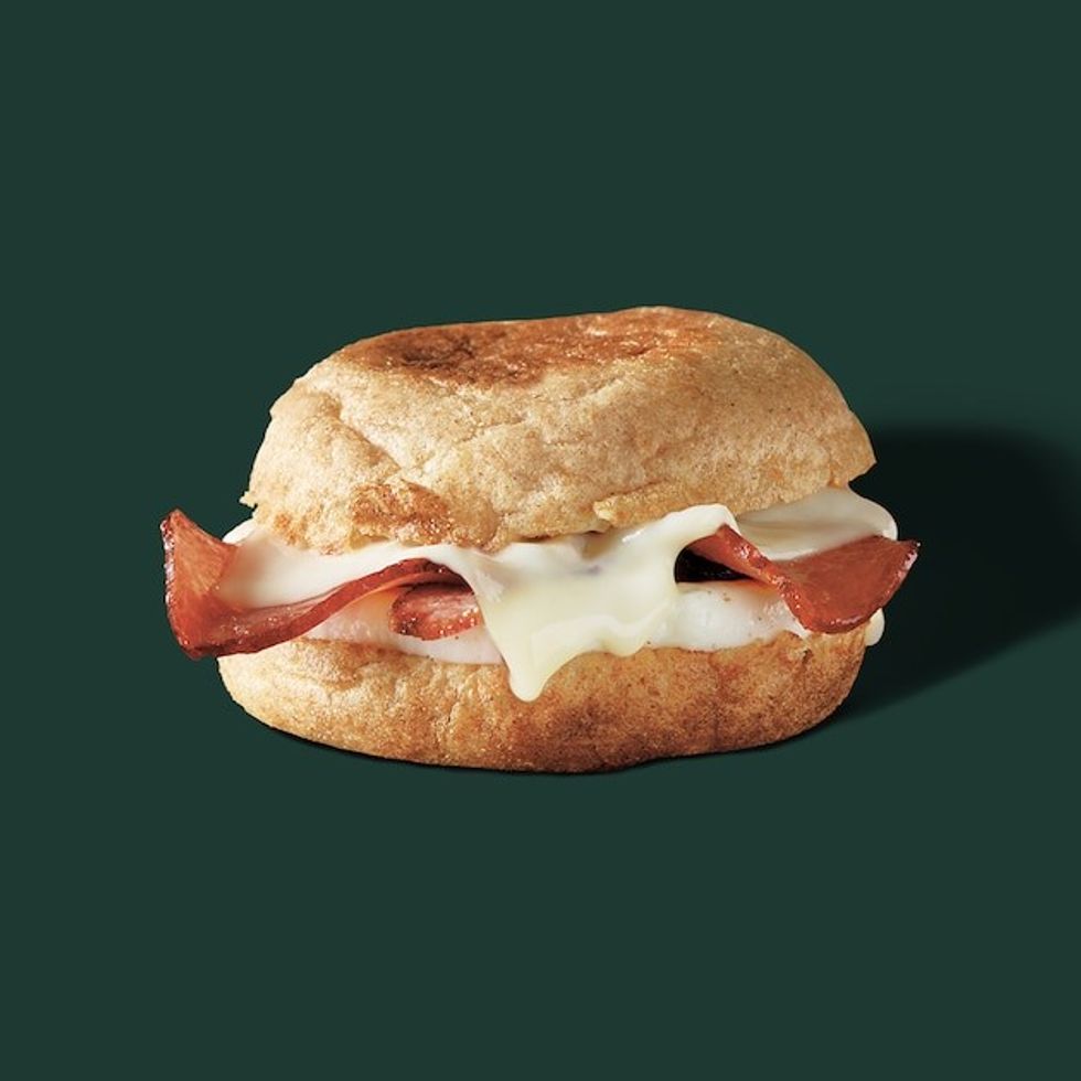 Turkey Bacon, Cheddar & Egg White Sandwich