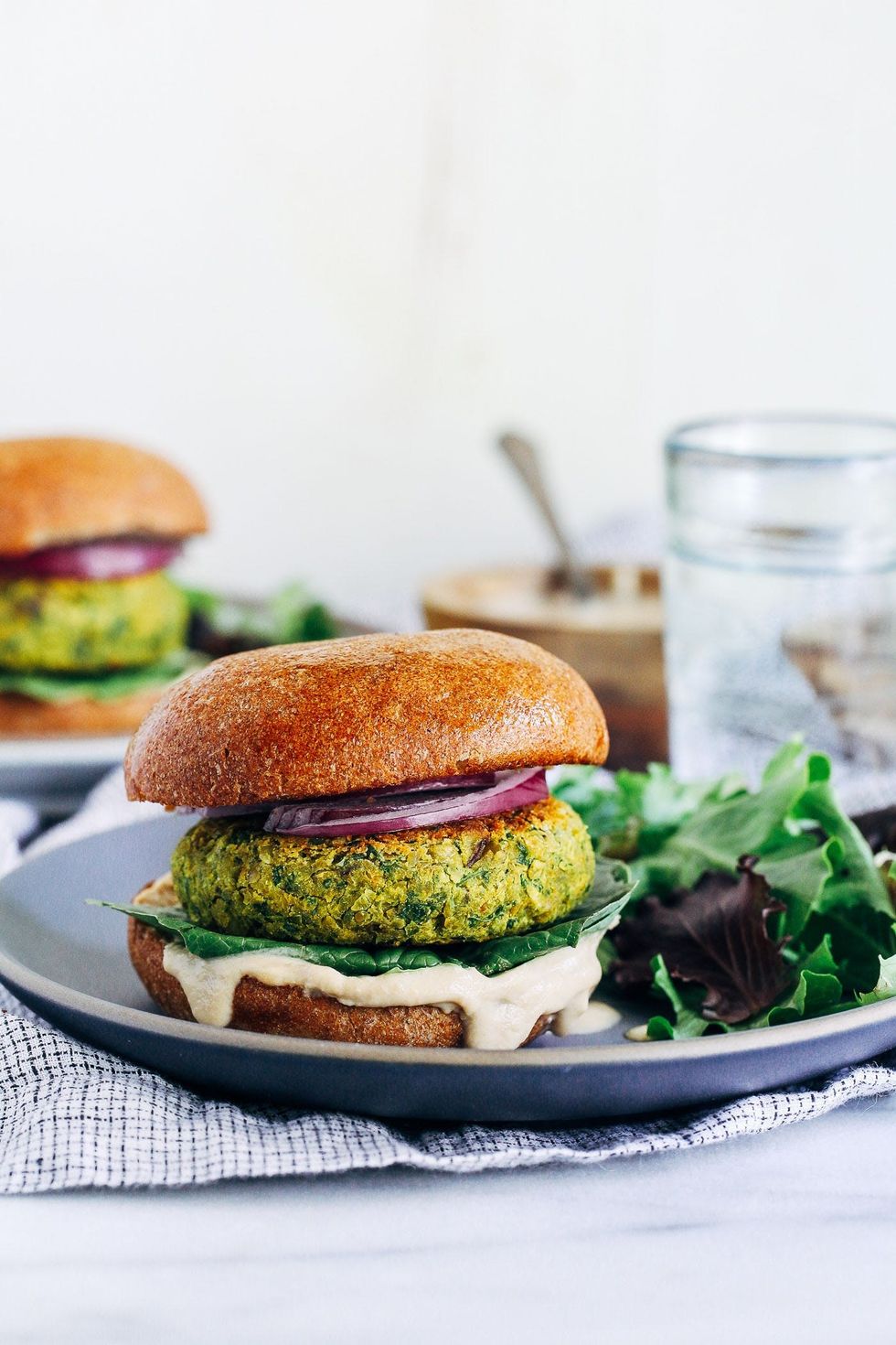 Turmeric Falafel Burgers