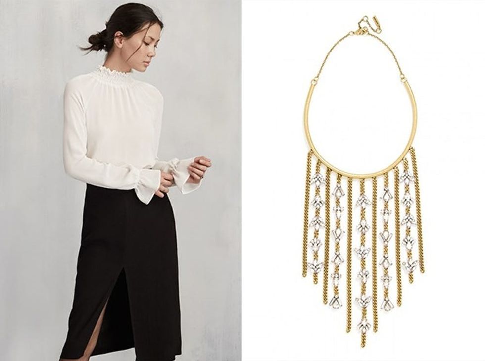 9 Ways to Pair Your Favorite Necklace With a Turtleneck Brit + Co