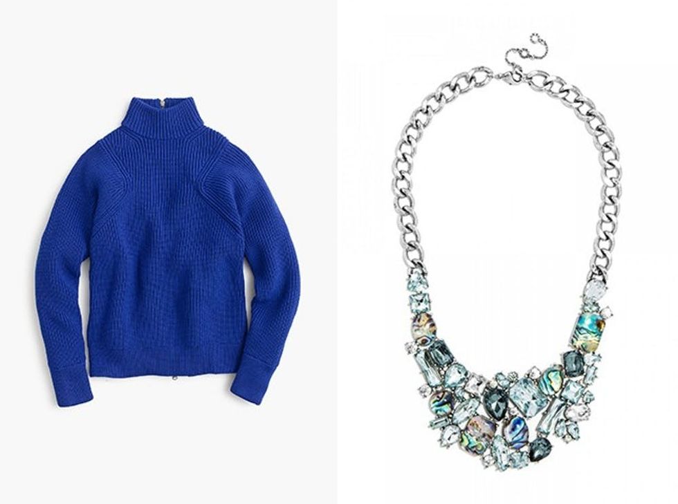 9 Ways to Pair Your Favorite Necklace With a Turtleneck Brit + Co