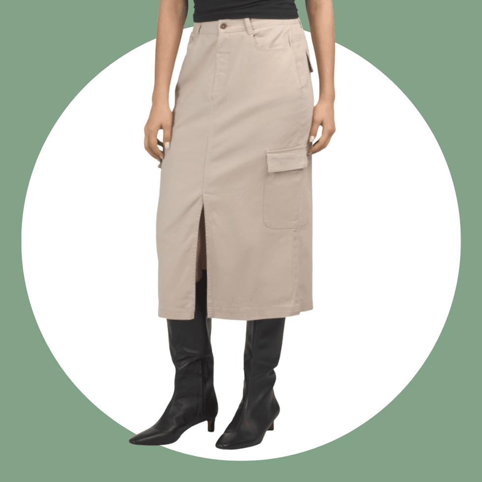 Twill Maxi Skirt