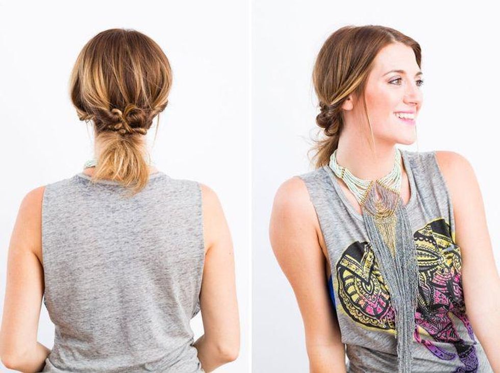 twist 5-minute summer hairstyles