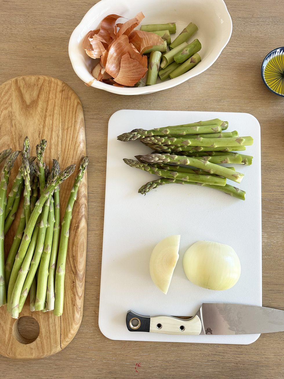 two ingredient asparagus soup