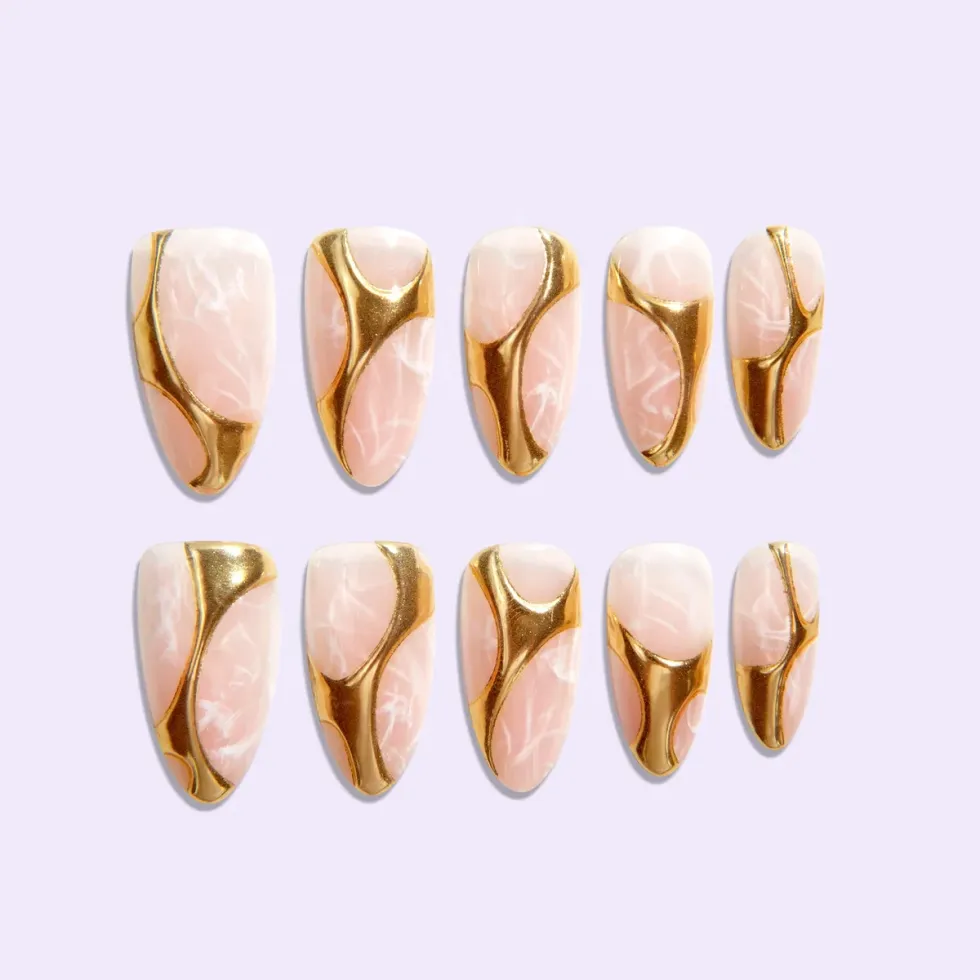 \u200b\u200bGold In My Veins Press-On Nails