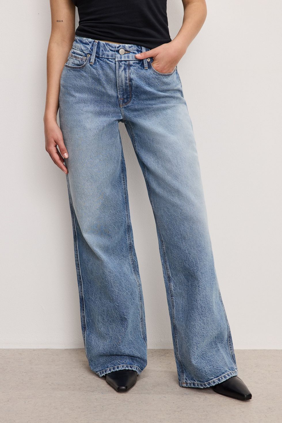 \u200b\u200bGood American Petite Skate Jeans