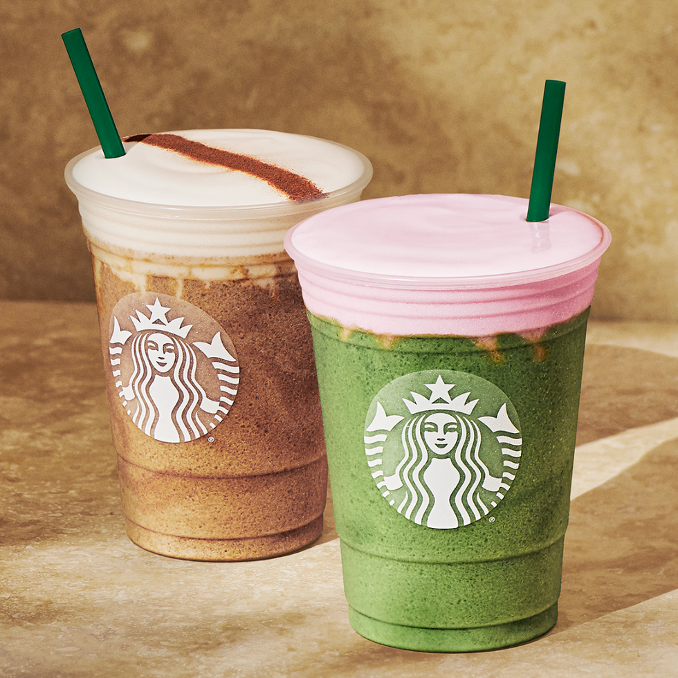 \u200b\u200bStarbucks Starbucks Strato Frappuccinos