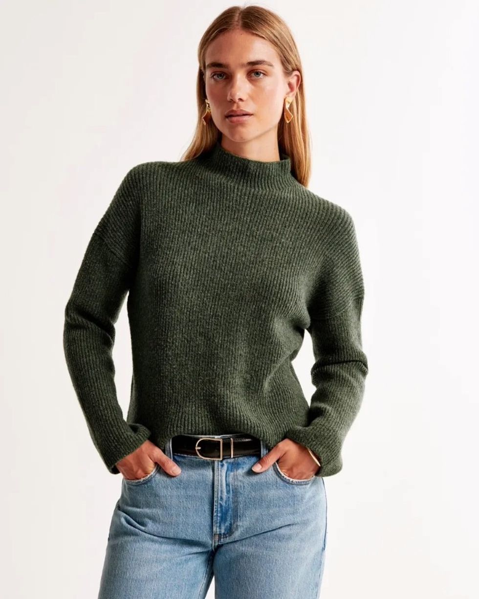 \u200bAbercrombie & Fitch Easy Funnel Neck Sweater