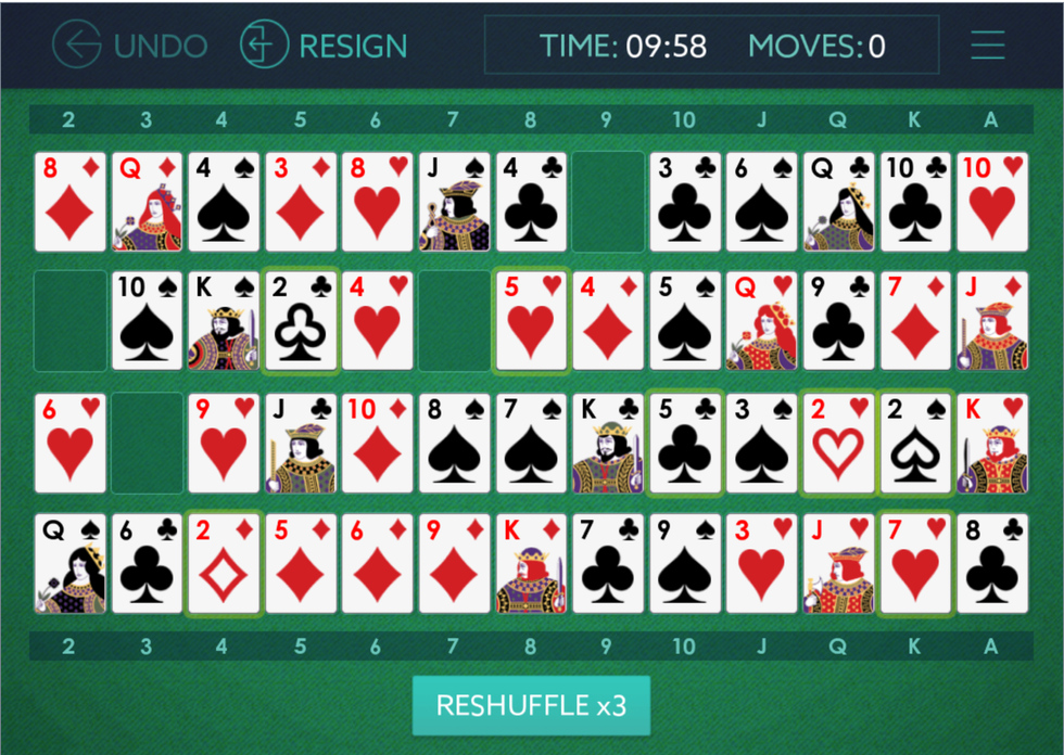 \u200bAddiction Solitaire free online games