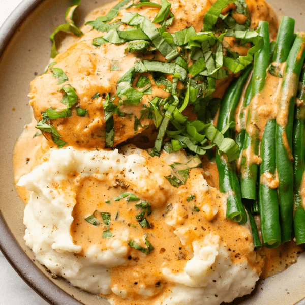 \u200bBaked Tomato Basil Chicken recipe