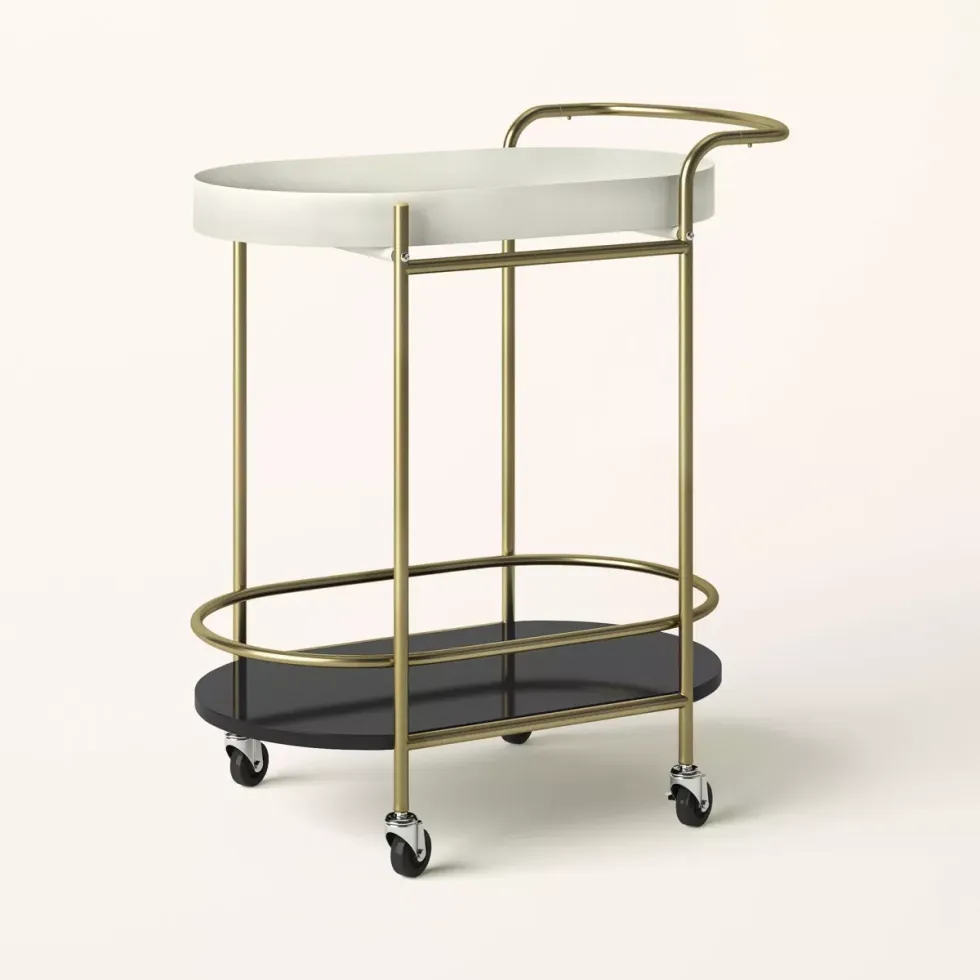 \u200bBar Tray Top Serving Cart