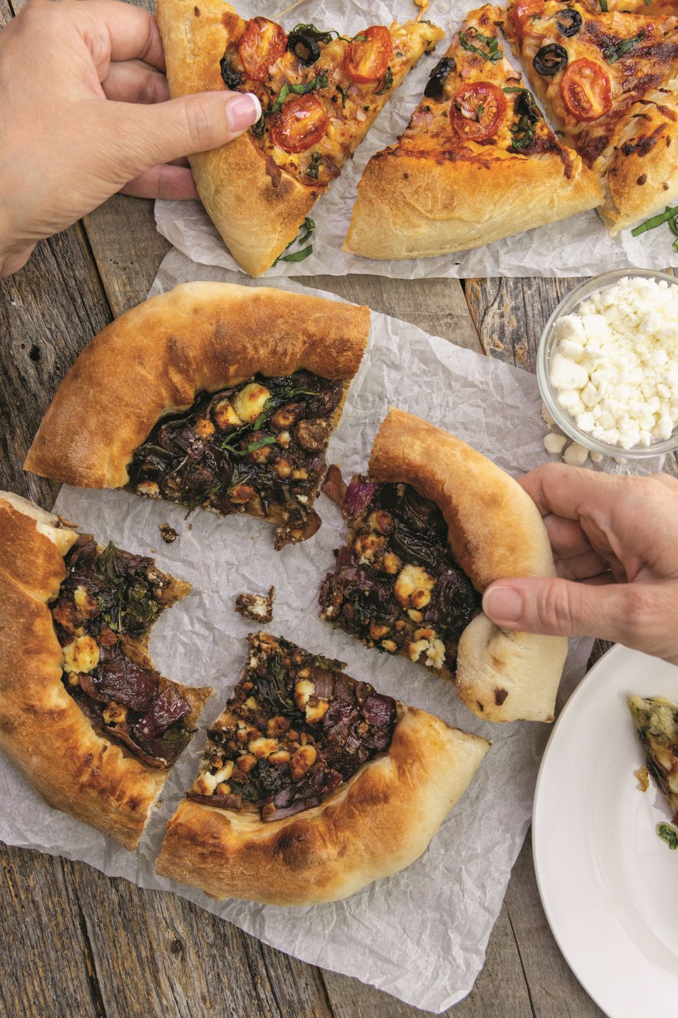 \u200bBasalmic + Goat Cheese Pizza in the Air Fryer