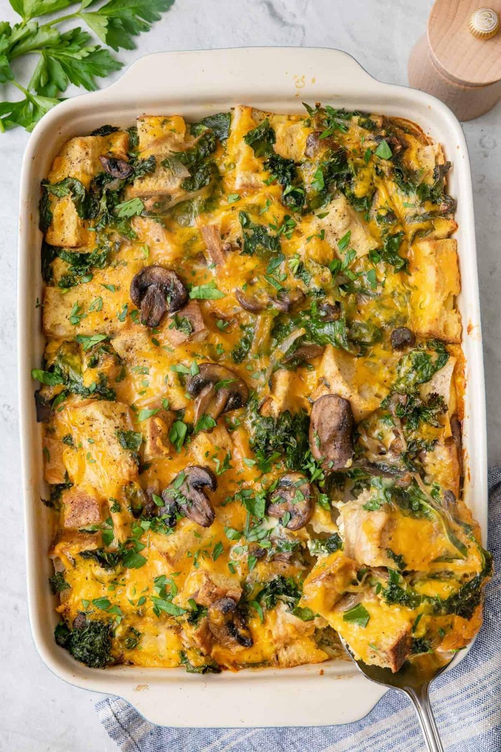 \u200bBreakfast Egg Strata