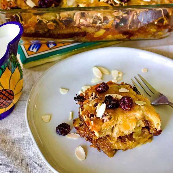 \u200bCapirotada (Mexican Bread Pudding)
