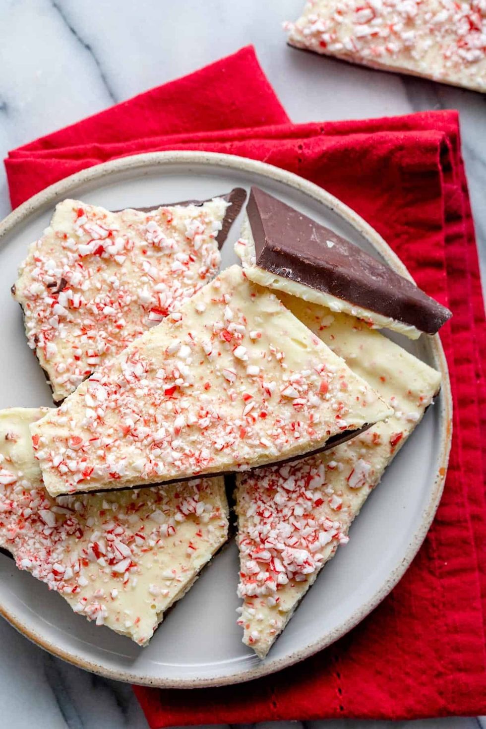 \u200bChocolate Peppermint Bark
