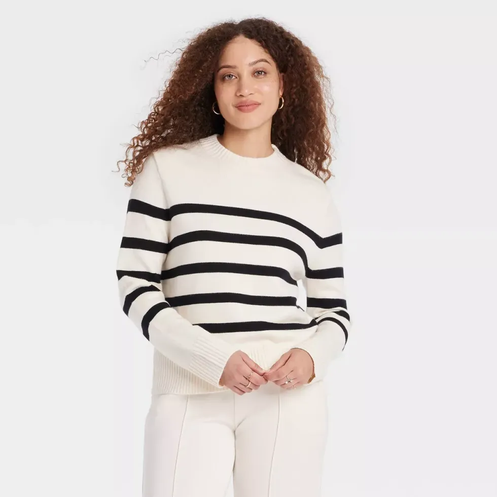 \u200bCrewneck Pullover Sweater