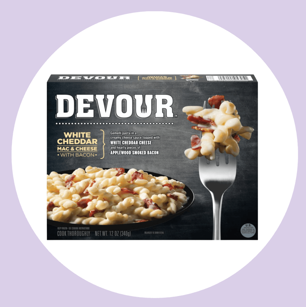 \u200bDevour White Cheddar Mac and Cheese with Smoked Bacon
