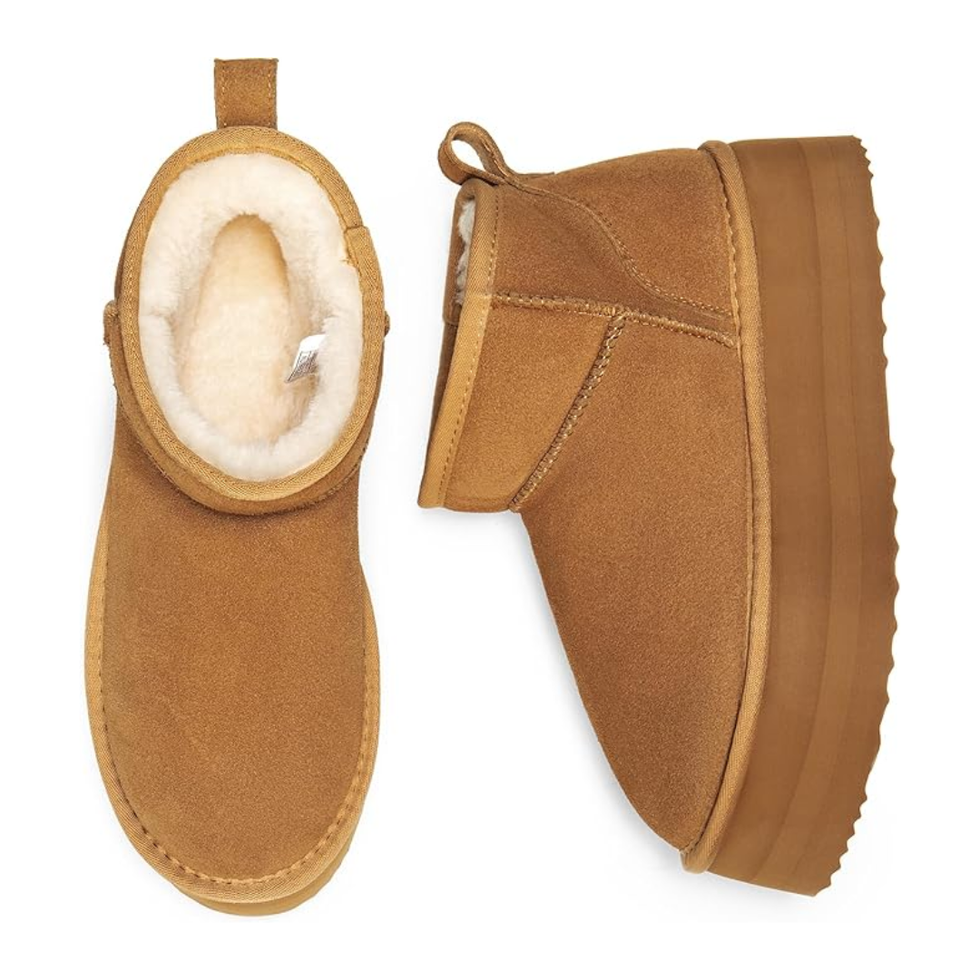 \u200bDream Pairs Platform Mini Boots