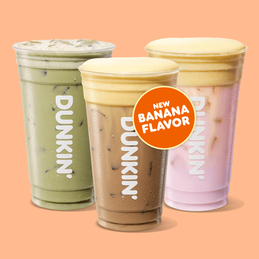 \u200bDunkin' Banana Drinks Spring Menu 2026